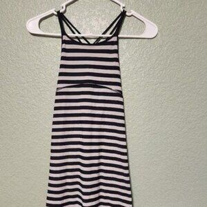 Black and white spaghetti strap shirt see photos for size!!